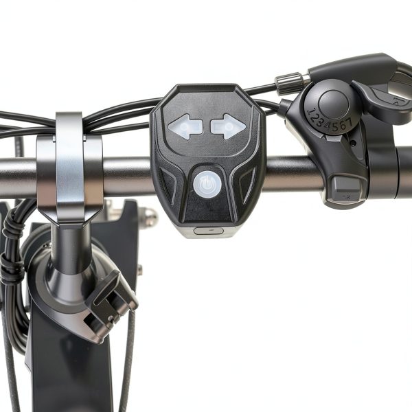 JIMYAO Bicycle Turn Signal Light Black ABS-3