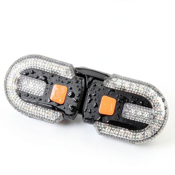 JIMYAO Bicycle Turn Signal Light Black ABS-4