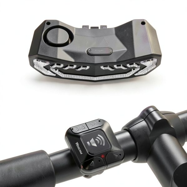 wsdcam Bike Tail Light Black Polycarbonate 5in1 Smart Remote-6