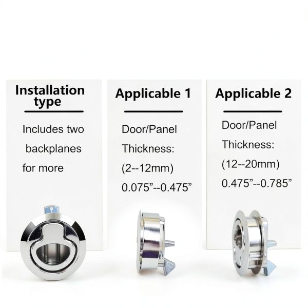 Searoam Stainless Boat Latch Push Button Durable-2