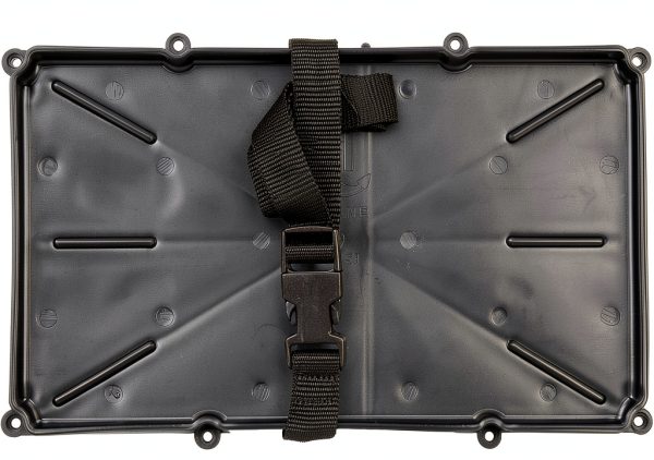 T-H Marine Narrow Battery Tray Universal Fit Black Plastic-0