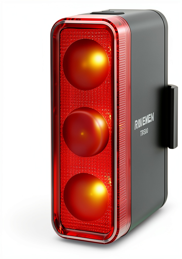 Ravemen TR500 bike taillight on a bike seatpost