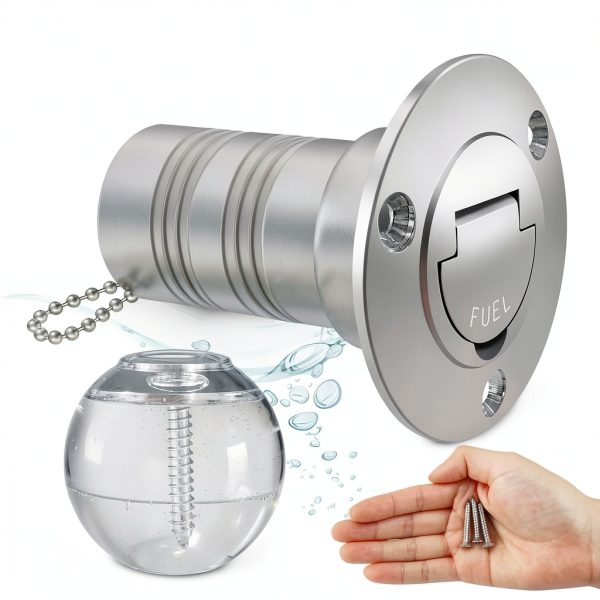 Boltigen Stainless Steel Boat Deck Filler Fuel Access-8