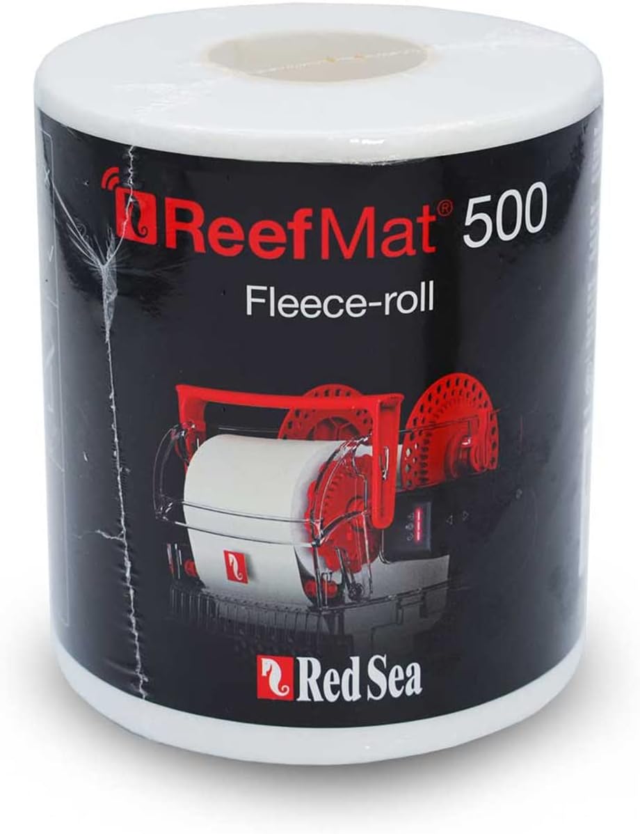 Red Sea Skimmer Mat Roll installed in an aquarium filter