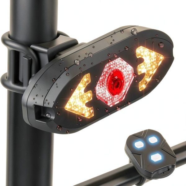 Bike Tail Light EBUYFIRE Silicone Waterproof Remote-6