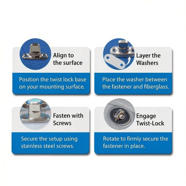 EZ-Xtend Twist Lock Fasteners for Marine Use-7