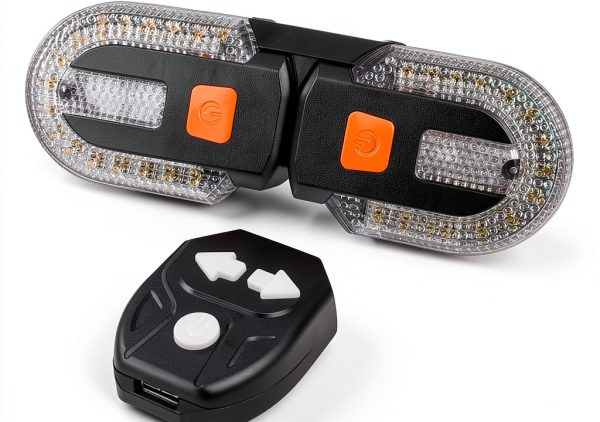 JIMYAO Bicycle Turn Signal Light Black ABS-0