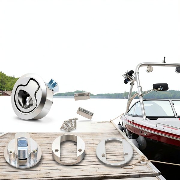 Searoam Stainless Boat Latch Push Button Durable-3