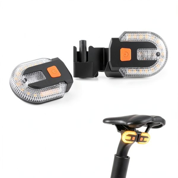 UPXSXT Bike Tail Light Yellow Plastic USB-2