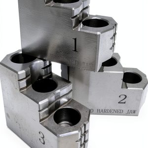 6inch Lathe Hard Jaws Set IntXanth - Premium Serrated Steel Chuck Jaws-0