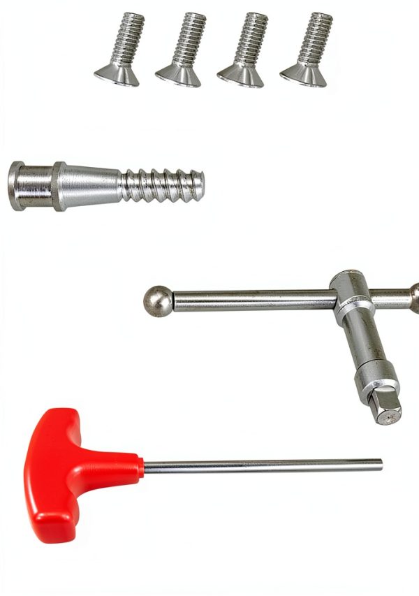Wood Lathe Chuck Set 1" x 8 tpi 4" 4-Jaw Self-Centering by Tenfer 4in-6