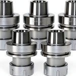 HSK63F ER32-70 Tool Holder Lathe Chuck by TUMAN Pro – 5pcs Precision-0