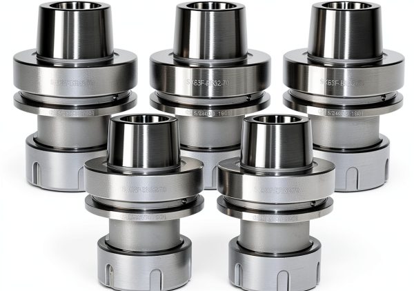 HSK63F ER32-70 Tool Holder Lathe Chuck by TUMAN Pro – 5pcs Precision-0