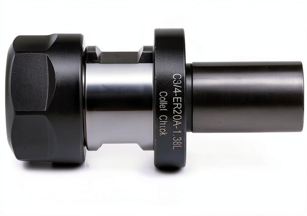 iCarbide R8 ER20 7/16 Collet Chuck Set + 3pcs 3/4 ER20 TTS Holders-1