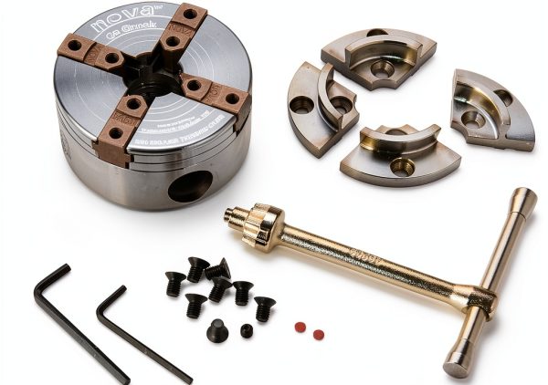 NOVA 48286 G3 Lite Wood Lathe Chuck with JS50N Jaw 3.38in Copper-0