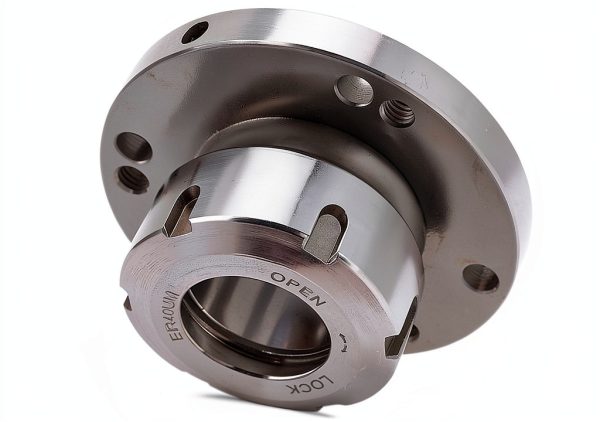 ER40 Collet Lathe Chuck Miskall Carbon Steel 100mm Compact Replacement-3