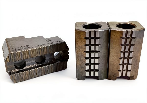6inch Lathe Hard Jaws Set IntXanth - Premium Serrated Steel Chuck Jaws-4