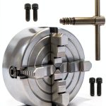 K72-125 Lathe Chuck 5 Inch 4-Jaw Independent Reversible Jaw by TINVHY-0