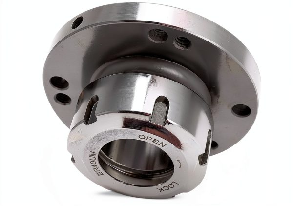 ER40 Collet Lathe Chuck Miskall Carbon Steel 100mm Compact Replacement-1