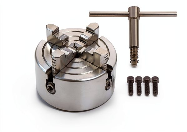 K72-125 Lathe Chuck 5 Inch 4-Jaw Independent Reversible Jaw by TINVHY-1