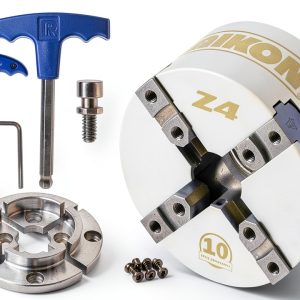 Z4 4 Jaw Lathe Chuck by Rikon CNC Precision Self Centering Tool-0