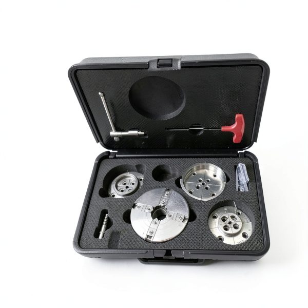 Wood Lathe Chuck Set 1" x 8 tpi 4" 4-Jaw Self-Centering by Tenfer 4in-4