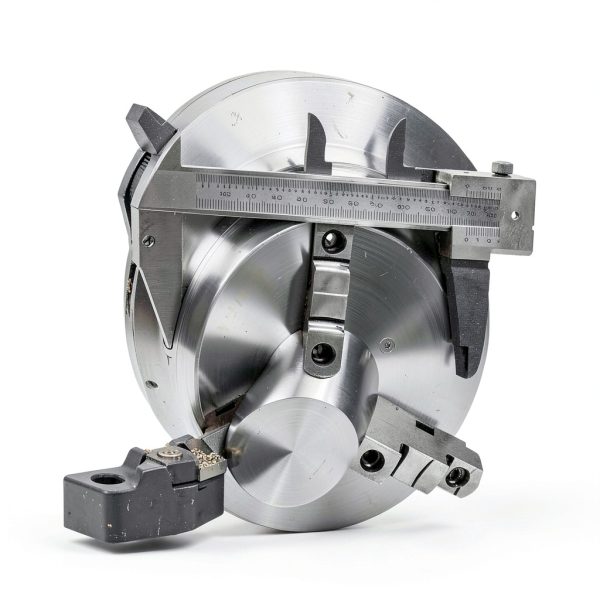 VEVOR 3-Jaw Lathe Chuck 10in Self-Centering HT300 Steel Hex Wrench-2
