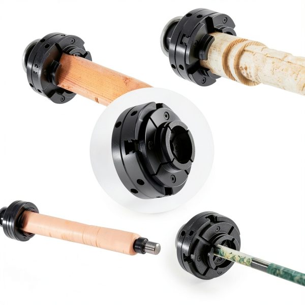 4 Inch Wood Lathe Chuck Set MECHINHUB Self Centering 4-Jaw 1"x8TPI-3