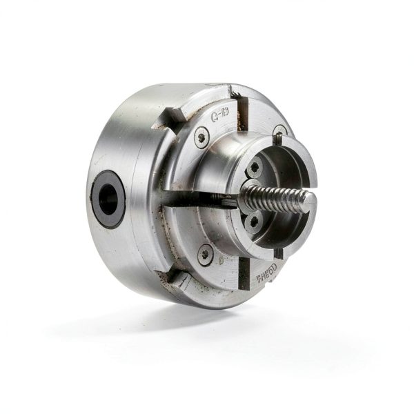 DEEFIINE 4" Wood Lathe Chuck Set 1-1/4" 8 TPI Nickel Plated 2-Jaw-4